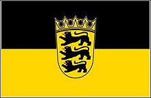 Flagge 'Baden-Württemberg'