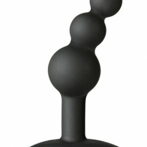Anal-Plug in Perlenform - schwarz