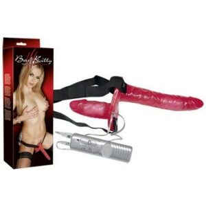 Bad Kitty Vibrating Strap-On Duo