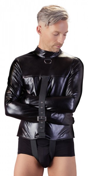 Zwangsjacke aus Kunstleder