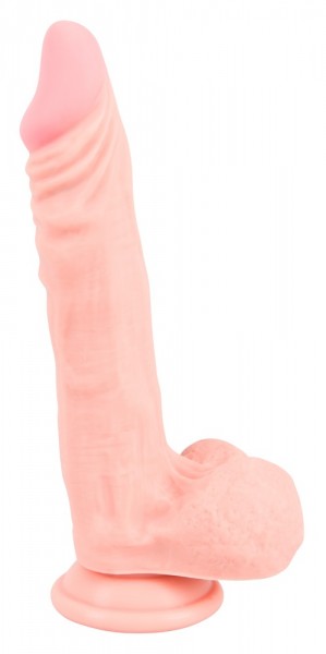 Silikon Dildo mit rosa Eichel