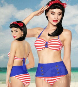 Vintage Bandeau- Bikini