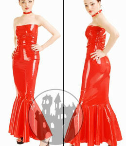 Latex Kleid - trägerlos