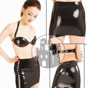 Latex Minirock - kurzer RV
