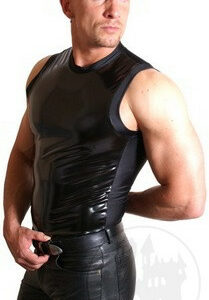 Tanktop mit Vinylfront