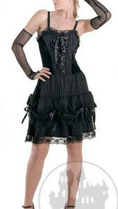 Gothicminikleid 'Dark Bussiness'