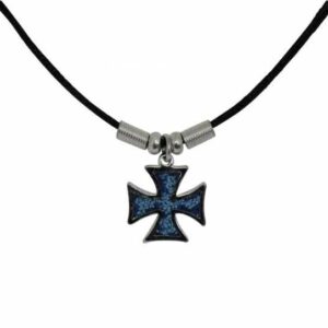 Anhänger - blaues Kreuz