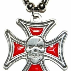 Anhänger - eisernes Kreuz mit Totenkopf