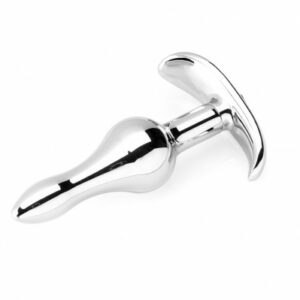 Anal-Plug klein mit Griff und Steinchen