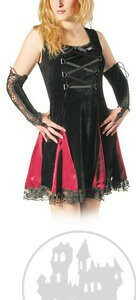 Samtkleid 'Girl of the dark'