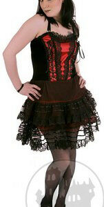 Gothicminkleid 'Black Widow'
