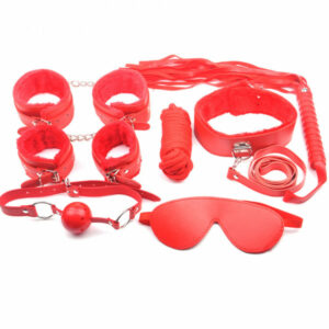 7-teiliges Fetisch-Set - rot