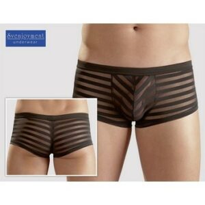 Herren Pants 'black stripes'