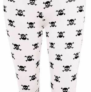 Leggings mit Totenköpfen