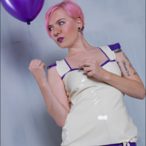 Latex Slip 'Beauty Bow' - Macinger