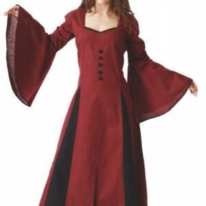 Mittelalter Kleid mit Knöpfen