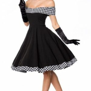 Swing-Kleid schulterfrei
