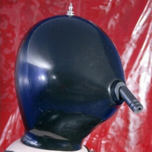 Latex Maske m. Narkosemaske III