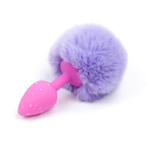 Bunny-Schwänzchen mit Rosa Plug