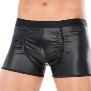 Elastische Boxershorts in schwarz