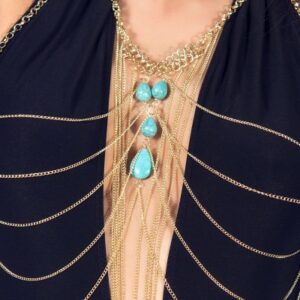 Goldener Körperschmuck