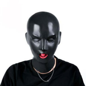 Latex Maske mit Mundauskleidung