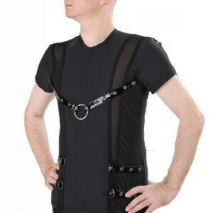 Herrenbondageshirt mit Kette