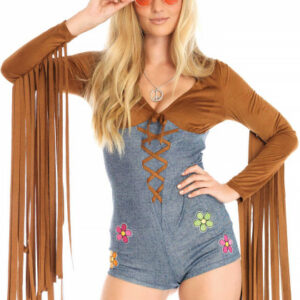 Boho-Body Kostüm mit Halskette
