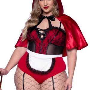 Märchenfigur 'Naughty Miss Red' Kostüm - Queensize