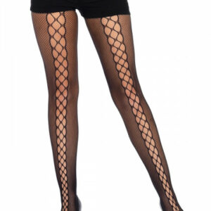 Netzstrumpfhose 'Lace up'