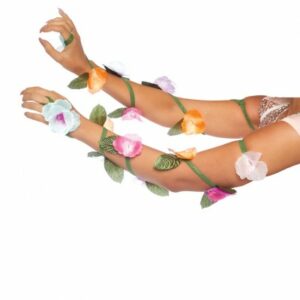 Armstulpen Bänder mit Blumen