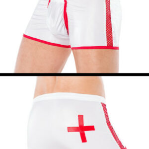 Wetlook Boxershorts mit Netz