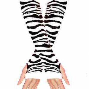 Armstulpen mit Zebra Muster