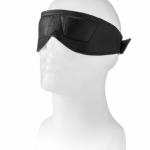 Leder Augenbinde m. Schnallenverschluss