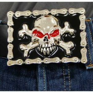 Gürtelschnalle - Skull & Bones