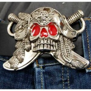 Gürtelschnalle - Pirate Skull