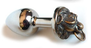 Metall Plug 'Löwenknauf'
