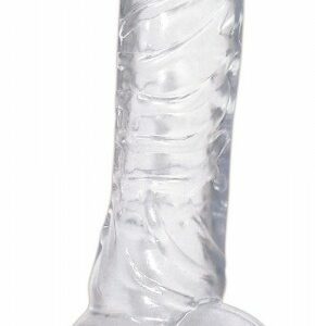 Transparenter Dildo mit Saugnapf