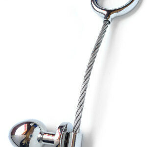 Metall Penisring mit Plug