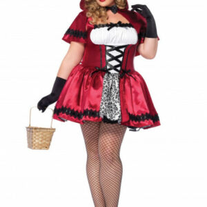 Gothic Red Riding Hood - Kostüm Set 2TLG.-Queensize