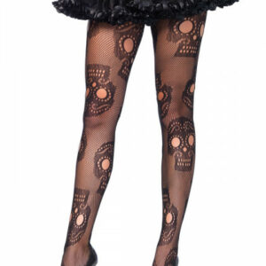 Sugarskull Netz-Strumpfhose
