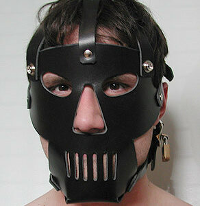 Leder Maulkorb 'Punisher'