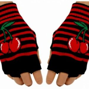 Fingerlose Handschuhe - Red Cherry