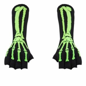 Armstulpen Handschuhe - Skelett Hand