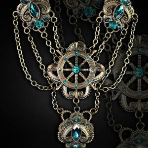 Steampunk Collier Mechanical Kraken