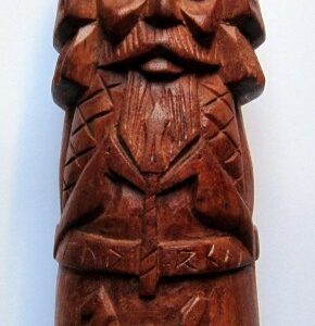 Odin Figur aus Holz