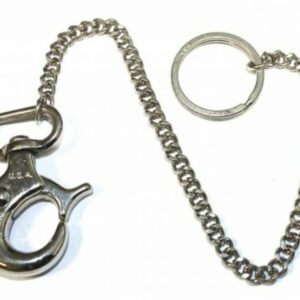 Schlüsselanhänger - großer Karabinerhaken mit Kette
