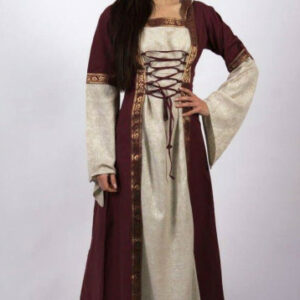 Mittelalter Kleid mit Kapuze