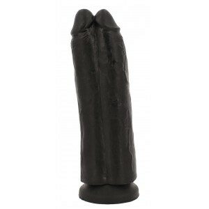 Saugnapf-Dildo im Doppeldildo-Look