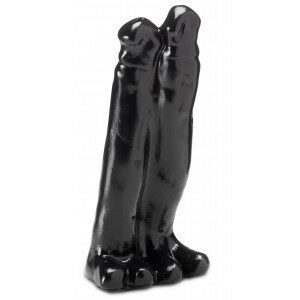 Saugnapf-Dildo im Doppeldildo-Look